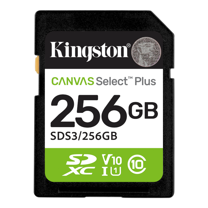 Карта пам'яті Kingston SDXC 256GB Canvas Select Plus (SDS3/256GB)